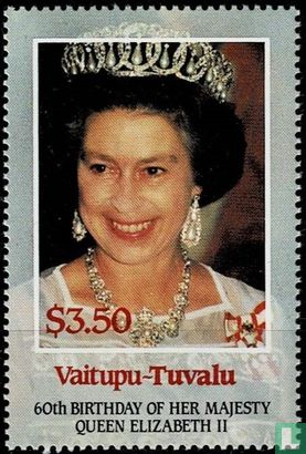 60ste verjaardag van koningin Elizabeth II.