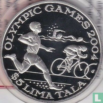 Tokelau 5 tala 2003 (PROOF) "2004 Summer Olympics in Athens" - Afbeelding 2