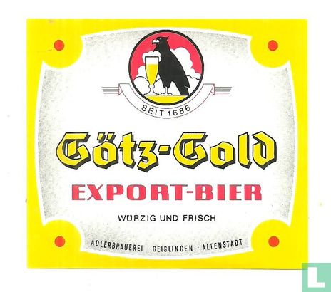 Götz Gold Export Bier
