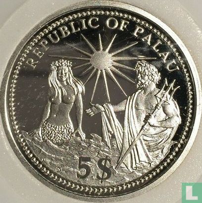 Palau 5 dollars 1994 (PROOF) "Independence" - Afbeelding 2