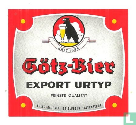 Götz Bier Export Urtyp
