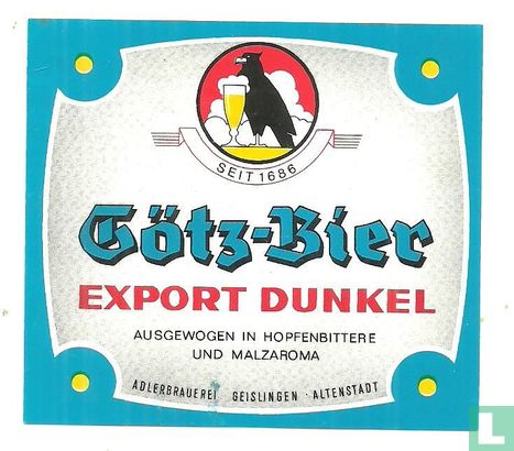 Götz Bier Export Dunkel