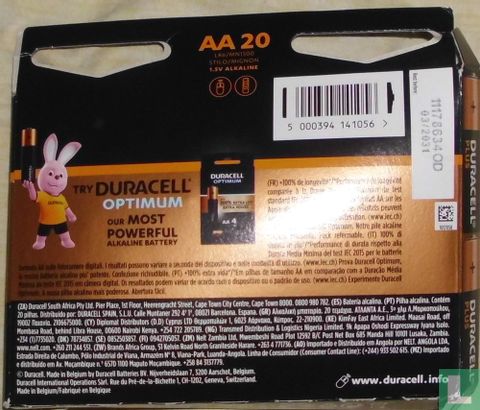 Duracell Plus AA 20 pack - Image 2