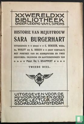 Historie van mejuffrouw Sara Burgerhart - Image 3