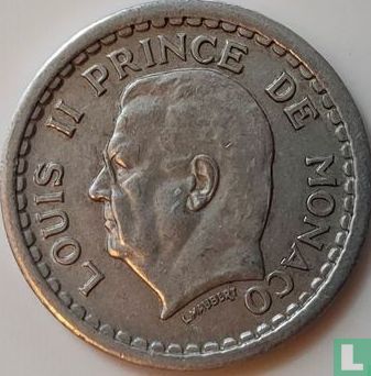 Monaco 1 franc 1943 - Image 2