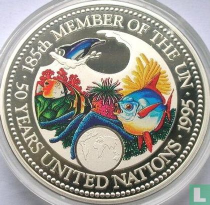 Palau 20 dollars 1995 (PROOF) "50th anniversary of the United Nations" - Image 1