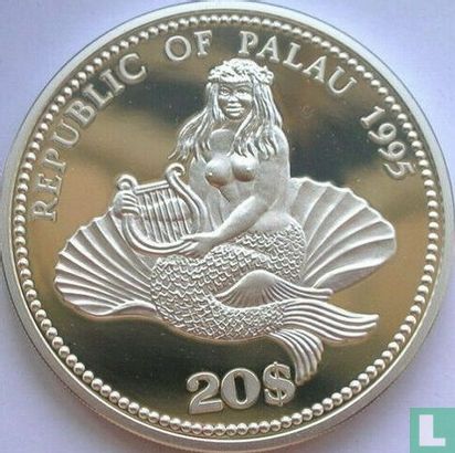 Palau 20 dollars 1995 (BE) "Marine Life Protection" - Image 1