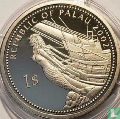 Palau 1 Dollar 2002 (PP - gefärbt) "Marine Life Protection - Lionfish" - Bild 1