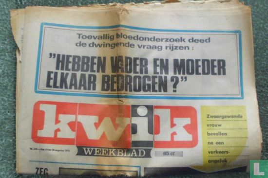 Kwik Weekblad 539 - Image 1