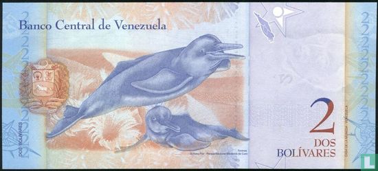 Venezuela 2 Bolívares 2008 (P88c) - Afbeelding 2