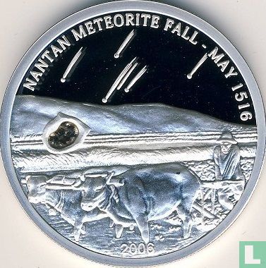 Palau 5 dollars 2006 (PROOF) "Nantan meteorite fall" - Image 1
