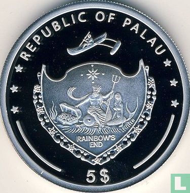 Palau 5 Dollar 2006 (PP) "Nantan meteorite fall" - Bild 2