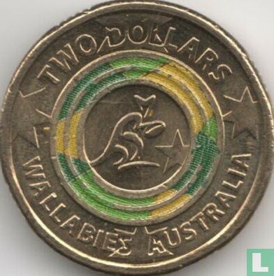 Australië 2 dollars 2019 "Rugby World Cup in Japan" - Afbeelding 2