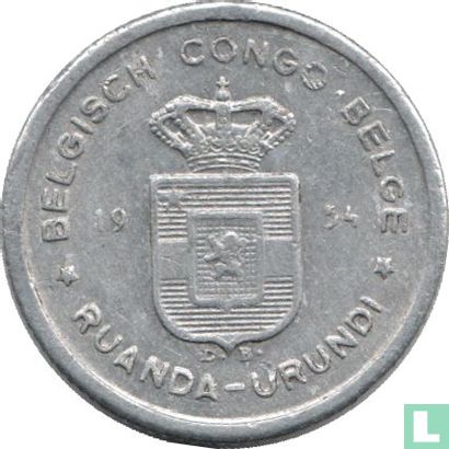 Ruanda-Urundi 50 centimes 1954 - Afbeelding 1