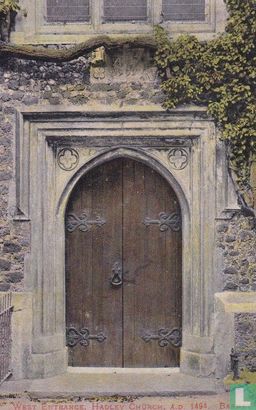 West Entrance, Hadley Church, A.D. 1494. Barnet. - Bild 1