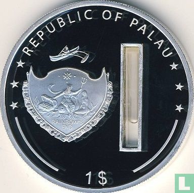 Palau 1 dollar 2008 (PROOFLIKE) "150th anniversary Apparitions of Lourdes" - Image 2