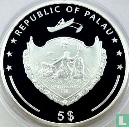Palau 5 dollars 2007 (PROOF) "60th anniversary of Ferrari" - Afbeelding 2