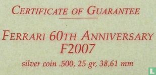 Palau 5 dollars 2007 (PROOF) "60th anniversary of Ferrari" - Afbeelding 3