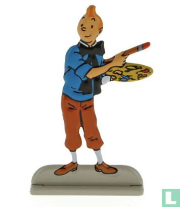 Tintin as a painter. - Image 1