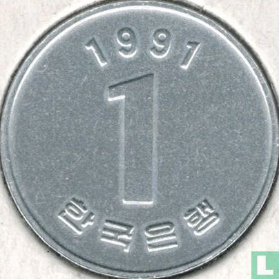 Südkorea 1 Won 1991 - Bild 1