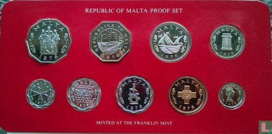 Malta mint set 1976 (PROOF) - Image 2