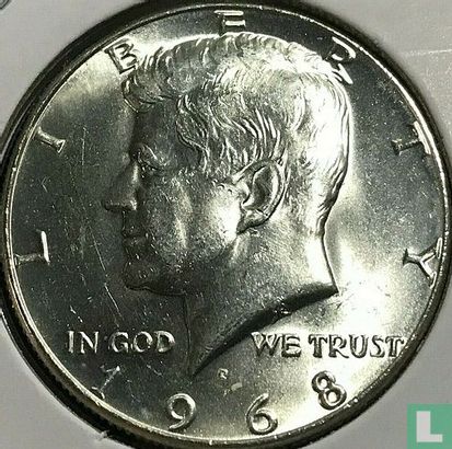 United States ½ dollar 1968 - Image 1