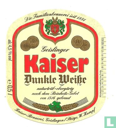 Kaiser Dunkle Weisse