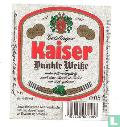 Kaiser Dunkle Weisse