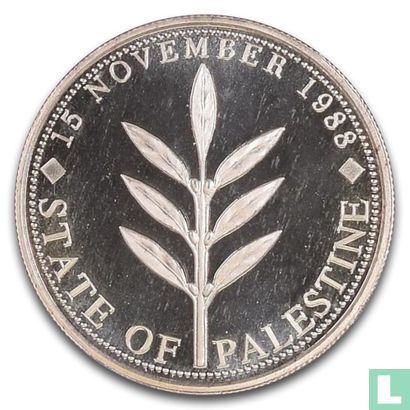 Palestine Medallic Issue 1988 ( State of Palestine - Independence Declaration - Silver - Proof ) - Image 2