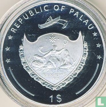 Palau 1 dollar 2009 (PROOF) "80 years of Vatican City State - Pope John XXIII" - Image 2