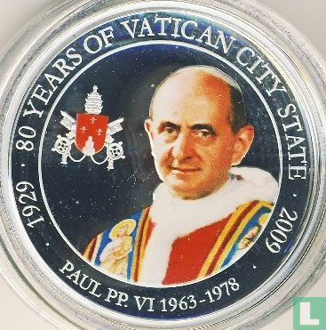 Palau 1 dollar 2009 (BE) "80 years of Vatican City State - Pope Paul VI" - Image 1