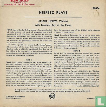Heifetz plays - Afbeelding 2