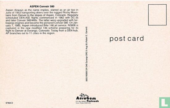 Aspen Airways - Convair CV-580 - Image 2