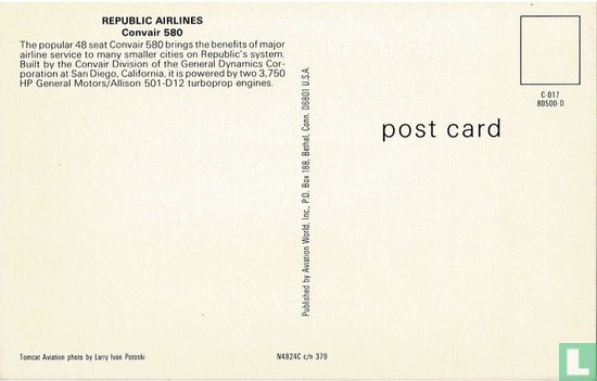 Republic Airlines - Convair CV-580 - Image 2