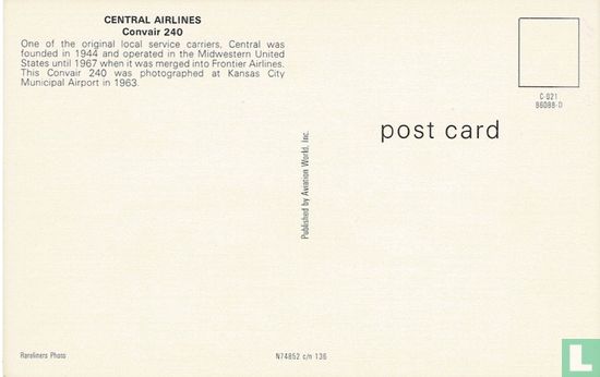 Central Airlines - Convair CV-240   - Image 2
