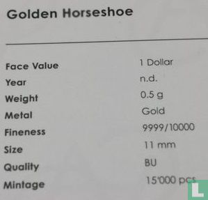 Palau 1 Dollar 2016 "Horseshoe" - Bild 3