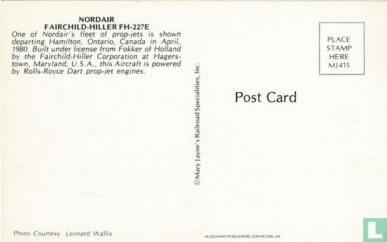 Nordair - Fairchild FH-227E - Image 2