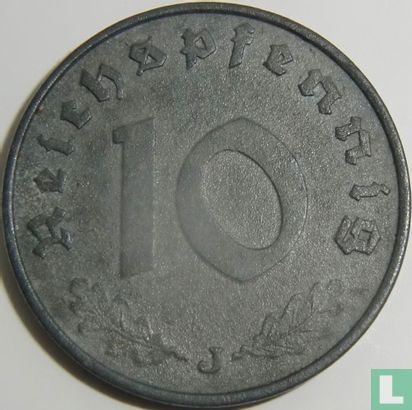 Duitse Rijk 10 reichspfennig 1943 (J) - Afbeelding 2