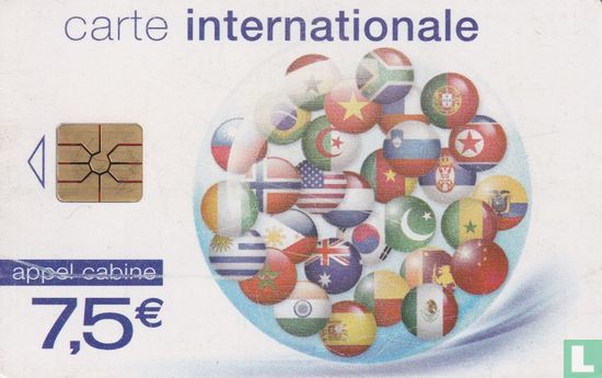 Carte internationale - Afbeelding 1