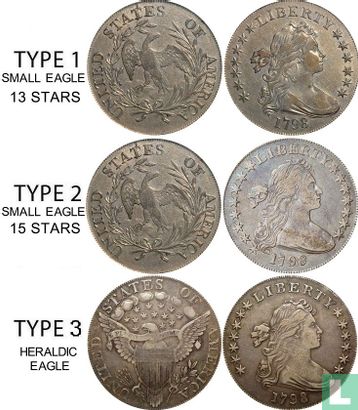 United States 1 dollar 1798 (type 1) - Image 3