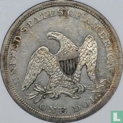 United States 1 dollar 1840 - Image 2
