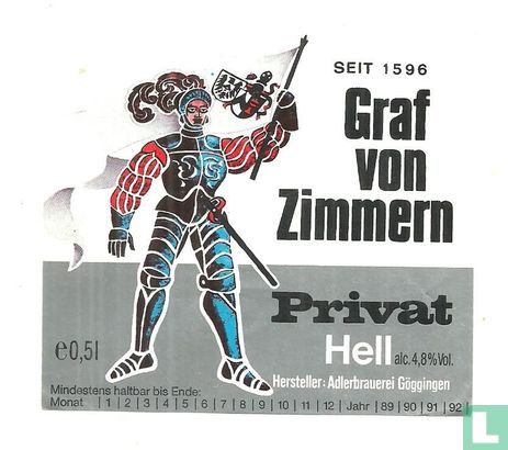 Graf von Zimmern Privat Hell
