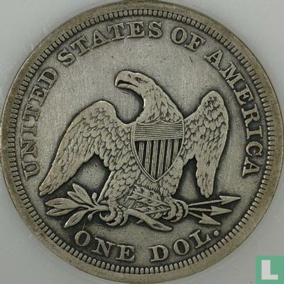 Verenigde Staten 1 dollar 1849 (Seated Liberty) - Afbeelding 2