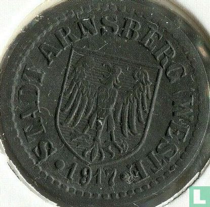 Arnsberg 5 pfennig 1917 - Afbeelding 1