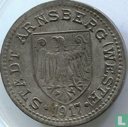 Arnsberg 50 pfennig 1917 - Afbeelding 1
