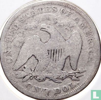 United States 1 dollar 1868 (silver) - Image 2