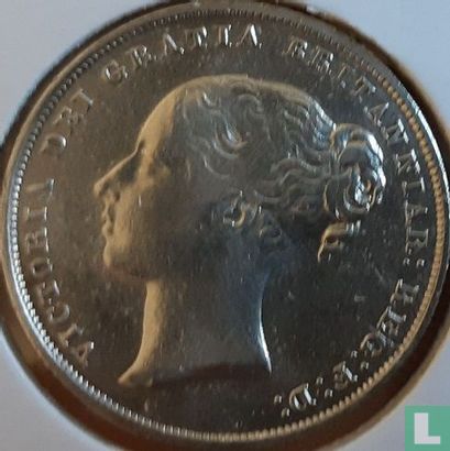 Vereinigtes Königreich 1 Shilling 1856 - Bild 2