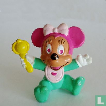Baby Minnie with rattle