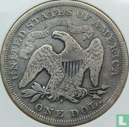 États-Unis 1 dollar 1872 (Seated Liberty - S) - Image 2