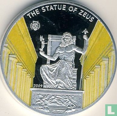 Palau 1 dollar 2009 (PROOFLIKE) "Statue of Zeus" - Image 1